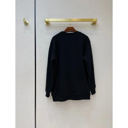 2021 Autumn Winter New Fashion Classic Brand Luxury Design Gesture Arrow Print Casual Long Sleeve Round Neck Sweater Unisex F1