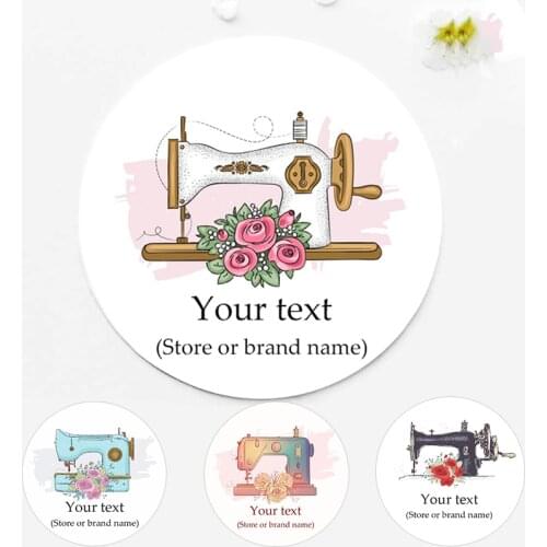 Seal Label Scrapbooking Stationery Sticker Sewing Machine Flowers Stickers Thank You Labels Small Business Supporing Decorations