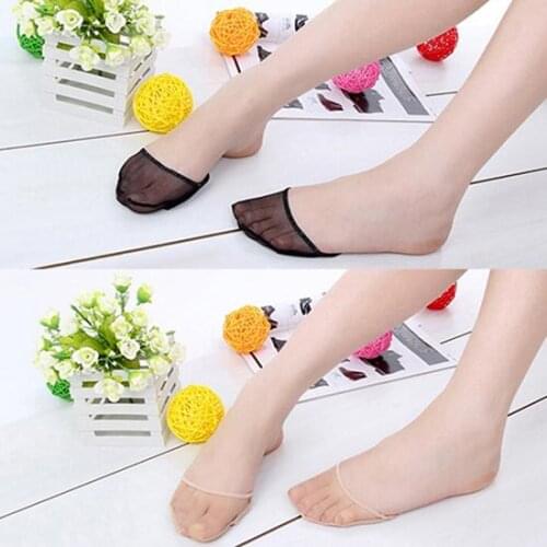 High Heels Cushions Anti-slip Silicone Dotted Invisible Forefoot Insoles Shoes Pad Gel Insoles Breathable Health Care Padded