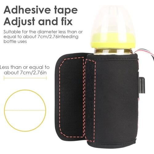 USB Bottle Warmer Bag Heating Constant Temperature Hot Milk Artifact Portable Smart For Baby Travel Adjustable Milk Warmer