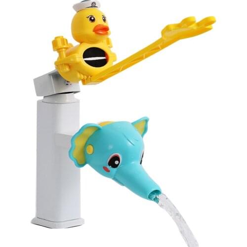 Water Tap Childrens Sink Extender Baby Hand Washing Faucet Extension Extension Spout Artifact Water Pipe Splash-proof Cartoon