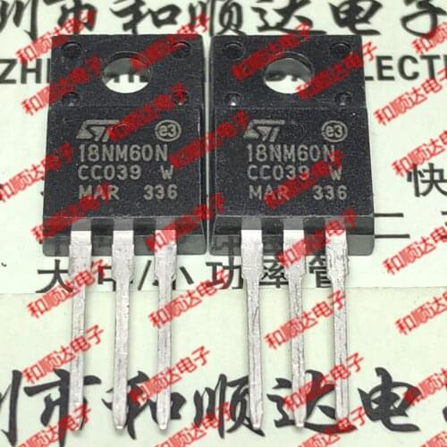 10pcs / lot 18NM60N STF18NM60N new stock TO-220F 650V 18A
