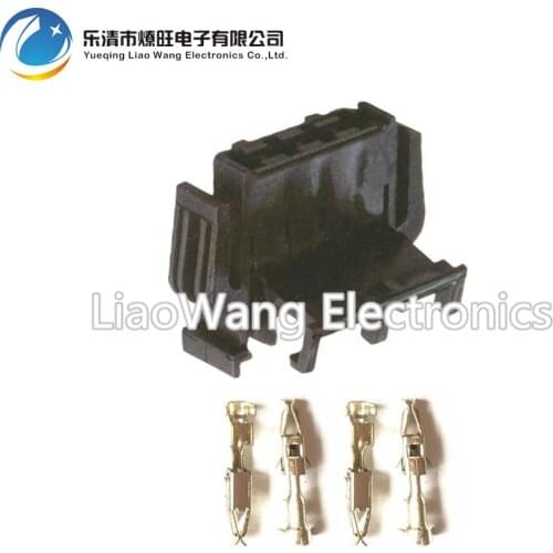 5 PCS 4 Pin Female Auto Connector With Terminals For VW Clamp Car Connector with Terminal DJ7044Y-2.8-21 4P