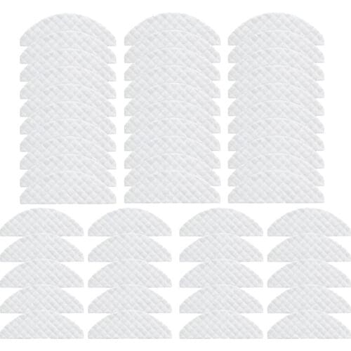 50Pcs Mops Cloths Disposable Wipes Parts Accessories for XIAOMI ROIDMI EVE Plus Robot Cleaner Sweeper