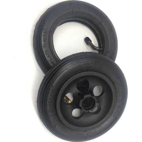 6x1 1/4 Tire 6 Inch Pneumatic Wheel for Mini Electric Scooter 150mm Tyre Inner Tube Fits Motorcycle Folding Bicycle
