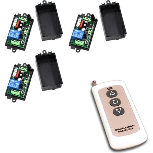 Wireless Remote Control Switch AC 110V/220V 1CH 10A Receiver Transmitter Relay Switch Remote ON/OFF Teleswitch 315Mhz / 433Mhz