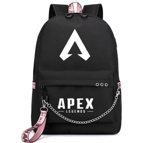 APEX Games Backpack USB Large Teenagers Waterproof Laptop School Bags Travel Women Men Daily Mochilas