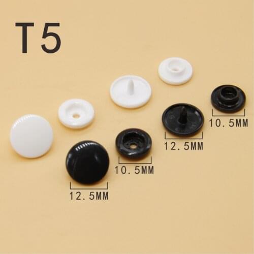 Chengkai 6000 sets T5 Size 20 Kam Plastic Resin Snaps Buttons Snaps DIY Round fasterners for baby diaper nappy cloth Dia 12.4mm