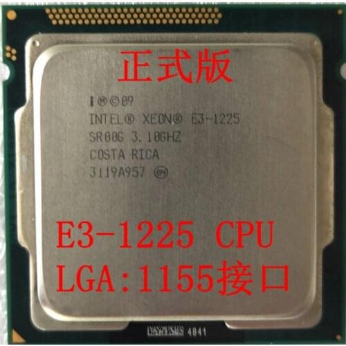 Intel Xeon E3-1225 E3 1225 3.1 GHz Quad-Core CPU Processor 6M 95W