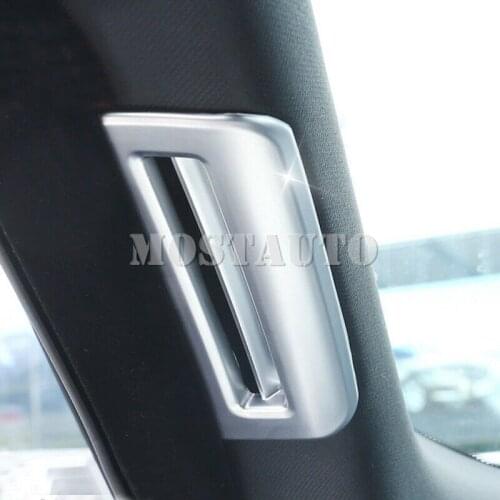 For LLand Rover Range Rover Velar 2017-2019 ABS Interior Car A Pillar Air Vent Outlet Cover 2pcs Car Accessories Interior