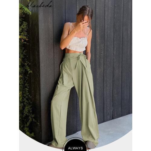 Женские брюки широкие Macheda China At AliExpress