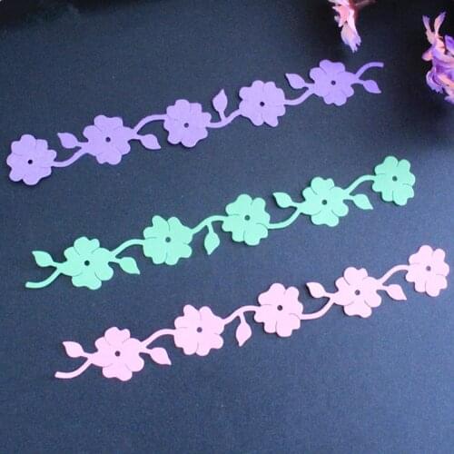 SCD073 Flower Lace Metal Cutting Dies For Scrapbooking Stencils DIY Album Cards Decoration Embossing Folder Die Cutter Template