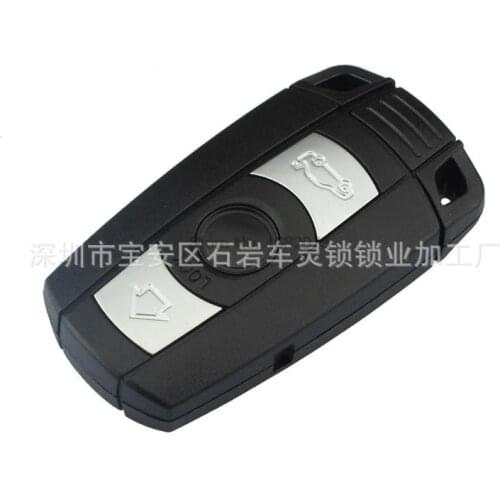 By DHL/Fedex 50pcs Remote 3 Buttons Car Key Case Cover For BMW 1 3 5 6 Series E90 E91 E92 E60 Remote Key Shell Case Smart Key