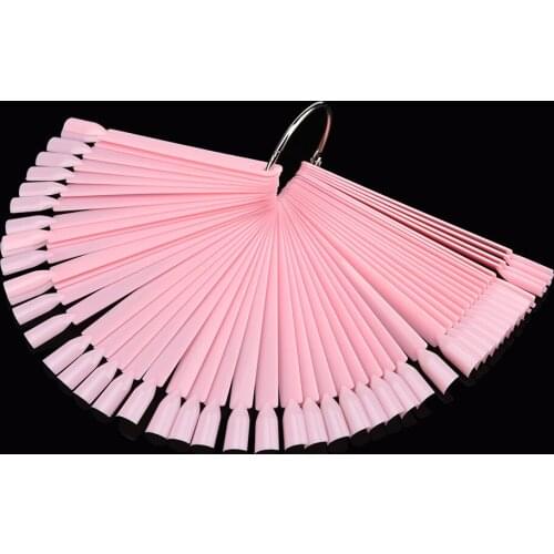 Dropshipping False Nail Tips Polish Display Color Card Practice Palette Portable Durable Tools Nail Practice Card