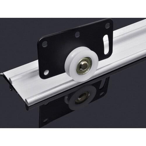 Door Rollers Stainless Steel Sliding Door Wheel Cabinet Nylon Pulley Hanging Wheel For Wardrobe Furniture Home Hardware