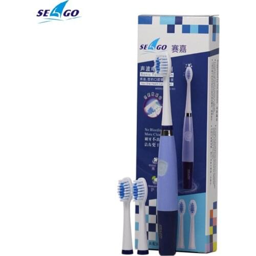 Ultrasonic Sonic Electric toothbrush for adults 23000 micro-brushes per minute 3 brush heads SG-915 ABS/TBE