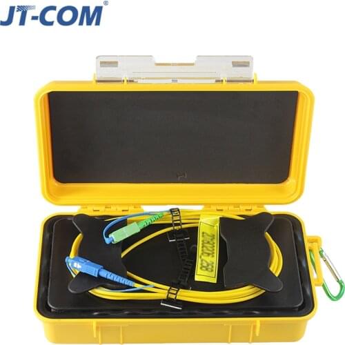 SC/UPC SC/APC Fiber OTDR Dead Zone Eliminator,Fiber Rings 500M Fiber Optic OTDR Launch Cable Box 1Km 2Km SM 1310/1550nm