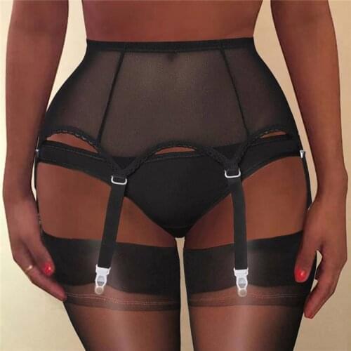 Vintage Summer New Women Sexy Sheer Garter Belt Over the Knee Thigh High Stockings Lace Suspender Garters Fashion Plus Size