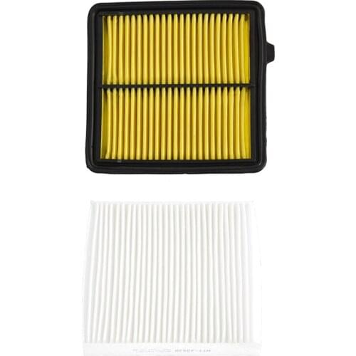 Car Engine Air Filter Cabin Air Filter for Honda Fit 1.3L 1.5L 2008-2014 City 1.5L 2008-2015 17220-RB6-Z00 80292-TG0-Q01