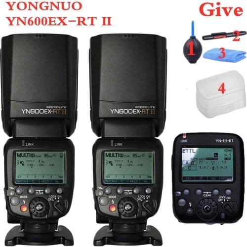YONGNUO YN600EX-RT II 2.4G Wireless HSS 1/8000s Master TTL Flash Speedlite for Canon 60D 650D Camera as 600EX-RT YN-600EX RT II