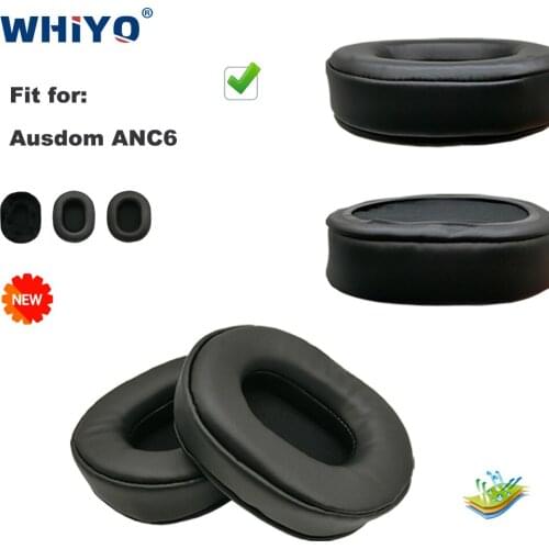Replacement Ear Pads for Ausdom ANC6 ANC 6 ANC-6 Headset Parts Leather Cushion Velvet Earmuff Earphone Sleeve Cover