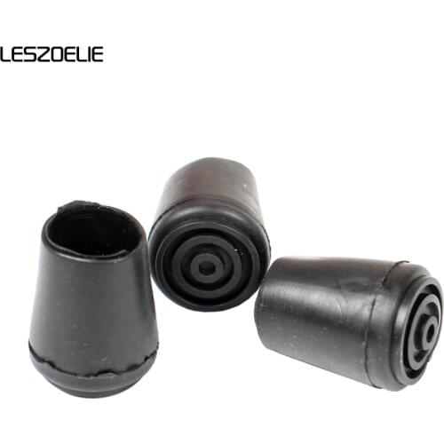 1 Piece Bottom Soft Gum Rubber Pads For Two Joints Metal Walking Stick The Rubber Tips For Fashion Walking Canes End Cover Tip