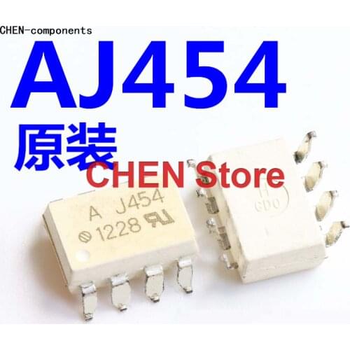 10pcs Original optocoupler AJ454 HCPL-J454 SMD SOP import