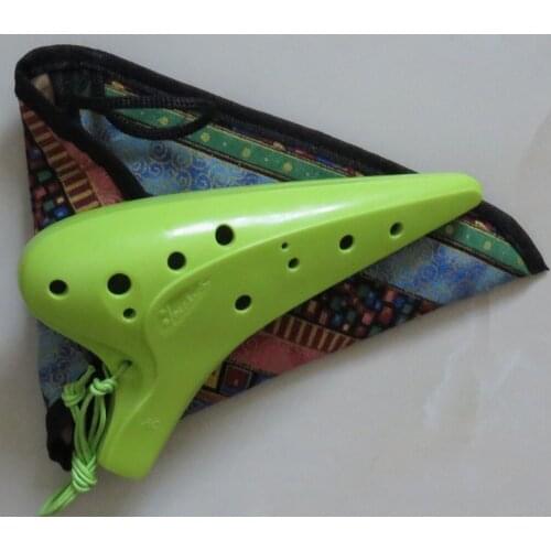 12 holes alto C plastic resin AC ocarina flute Ocarina music instrument professional purple/pink/green/blue/orange