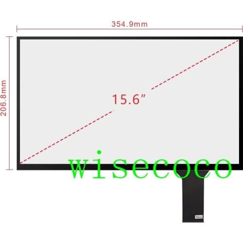 15.6 inch capacitive touch screen 354.9*206.8 mm G+G structure USB plug and play free drive Universal 10-point touch