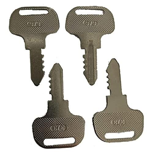 4 Pcs 373 Ignition Key 55364-41180 for Kubota F2000 F2100 F2400 FZ2100 FZ2400 55364-41180 373
