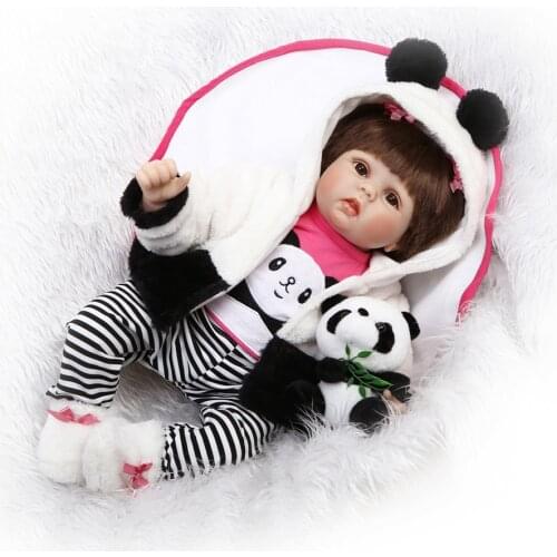 55CM Kawaii bebe kids Reborn Doll Soft Silicone Lifelike Newborn Dolls Reborn Girl Best Xmas Toys Gift For Children