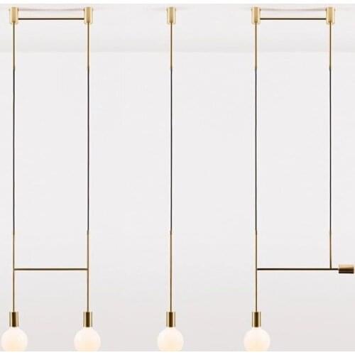 American Creative Glass Ball Pendant Lights Iron Hoop Hang Lamp For Bedroom Cafe Restaurant Bar Indoor Lighting Fixtures Decor