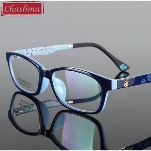 Chashma Quality Eye Glasses Children Optical Glasses TR 90 Material Flexible Girl and Boy Fashion Spectacle Frame