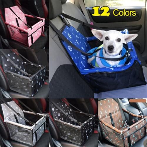 Double Thick Travel Accessories Mesh Hanging Bags Folding Pet Supplies Waterproof Dog Mat Blanket Safety Pet Car Seat Bag