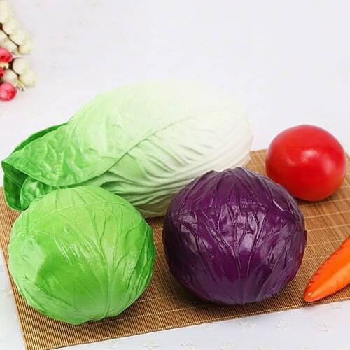 Simulation Vegetable Cabbage Model Cabinets Furnishings Handicraft Artificial Props Decoration for Home Tabletop Decorative