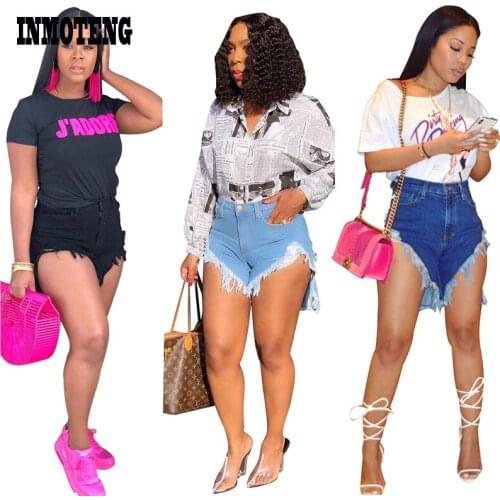 INMOTENG Women's Cropped Jeans