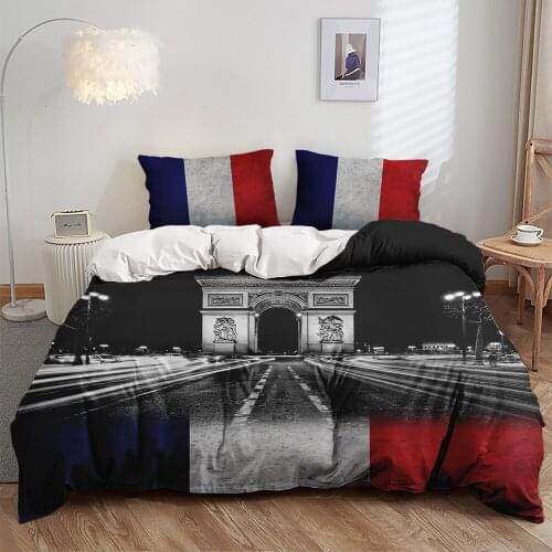 3D Print Custom Modern Fashion City National Flag Bedding Set Queen King Single Pillowcase Duvet Cover Home Bedroom Decor