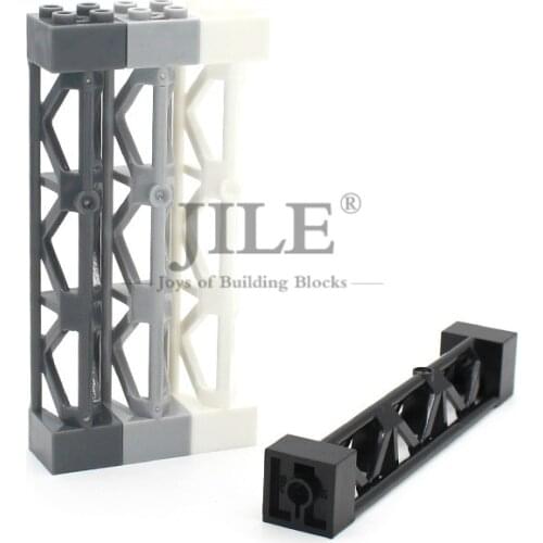 Moc Iron Frame Support 2x2x10 58827 DIY Building Blocks Bricks Compatible Assembles City View Particles Rail Fence Lookout Table