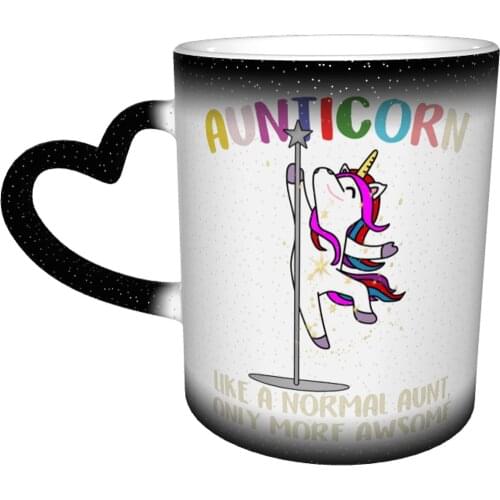 Unicorn Mug Vintage Porcelain Mug Cafe That Changes Color Wholesale Cups