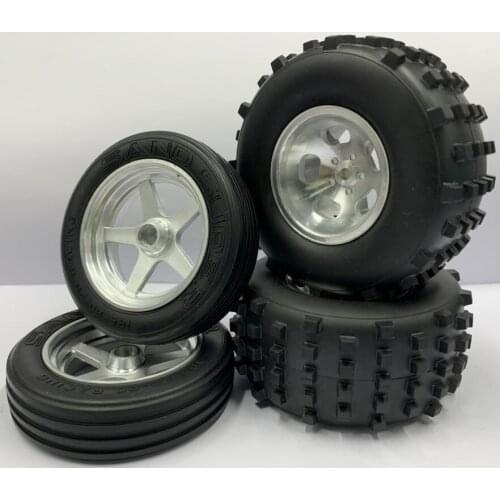 Kyosho SCT002S 30615 "Sand Super" front andRear Tire (Soft) good year and Rim x4