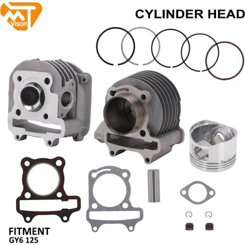 Motorcycle Engine Cylinder Piston Ring Set Gasket Washer Set For GY6 125cc 4 stroke Scooter Moped ATV