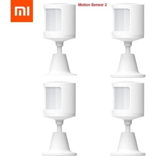 Original Xiaomi Mi Motion Sensor 2 Human Body Sensitive Light Dark Transducer Bracket Bluetooth-compatible Work MiHome APP
