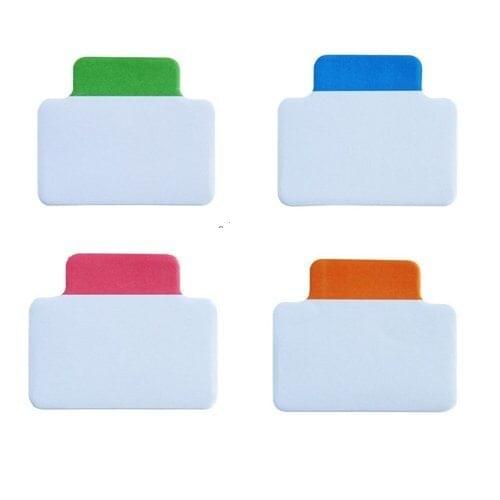 Note Information Tabs Labels Index Stickers, 2 Inches x 1-3/4 Inches, 25Sheets x 4Pads