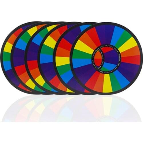 Rainbow Rings Magic Tricks Color Changing Ring Magia Magician Stage Accessories Illusion Props Gimmick Comedy Kids Magic