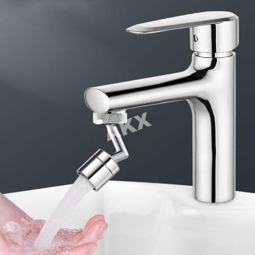 Spillproof nozzle with two functions, universal rotary extension bubbler, wash basin, kitchen faucet filter head