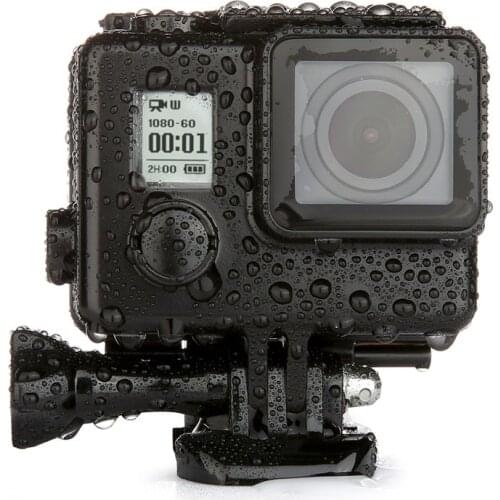For GoPro Blackout Waterproof Housing Case GoPro Hero 4 3+ Underwater Housing 35M Under Water Diving Case Gopro Accessories