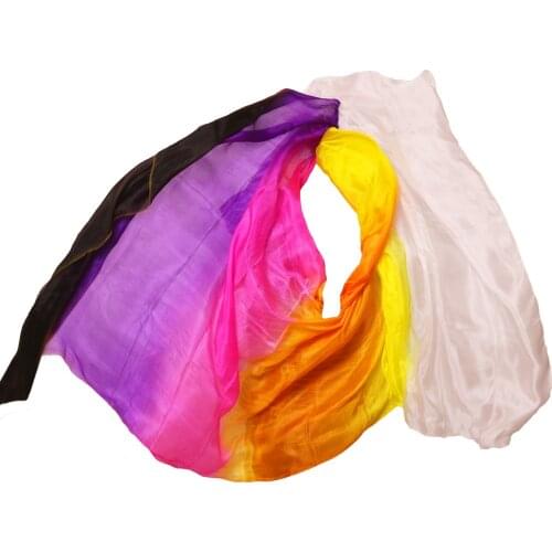 Silk Belly Dance Veil dancing Veil Shawl Scarf Practice Performance Silk Veils wholesale Size and color can be customized