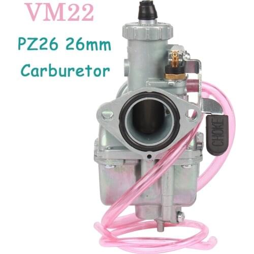 High Performance VM22 Carburetor PZ26 26mm Carb carburador ForMikuni CRF70 125 140 150 160cc XR50 Lifan YX SSR Horizontal Engine