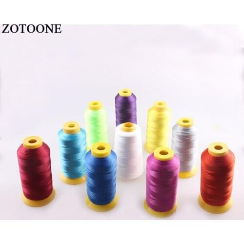 ZOTOONE 10 Pcs Quilting Supplies Red Sliver Polyester Embroidery Thread Set For Sewing Machine Hand Stitching Accessories D
