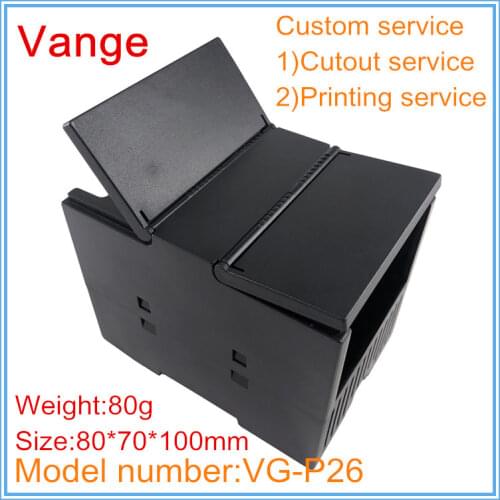 1pcs/lot mold injected junction boxes 80*70*100mm ABS plastic diy enclosure cases housing for PLC module controller